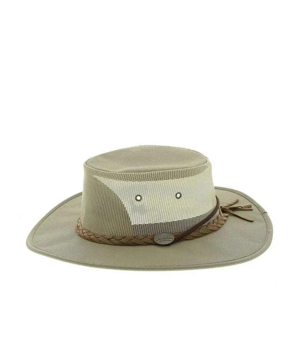 Barmah Canvas Drover Airflow Hat - Image 2