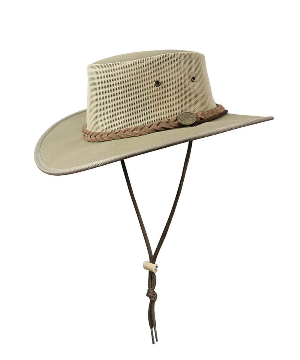 Barmah Canvas Drover Airflow Hat - Image 3
