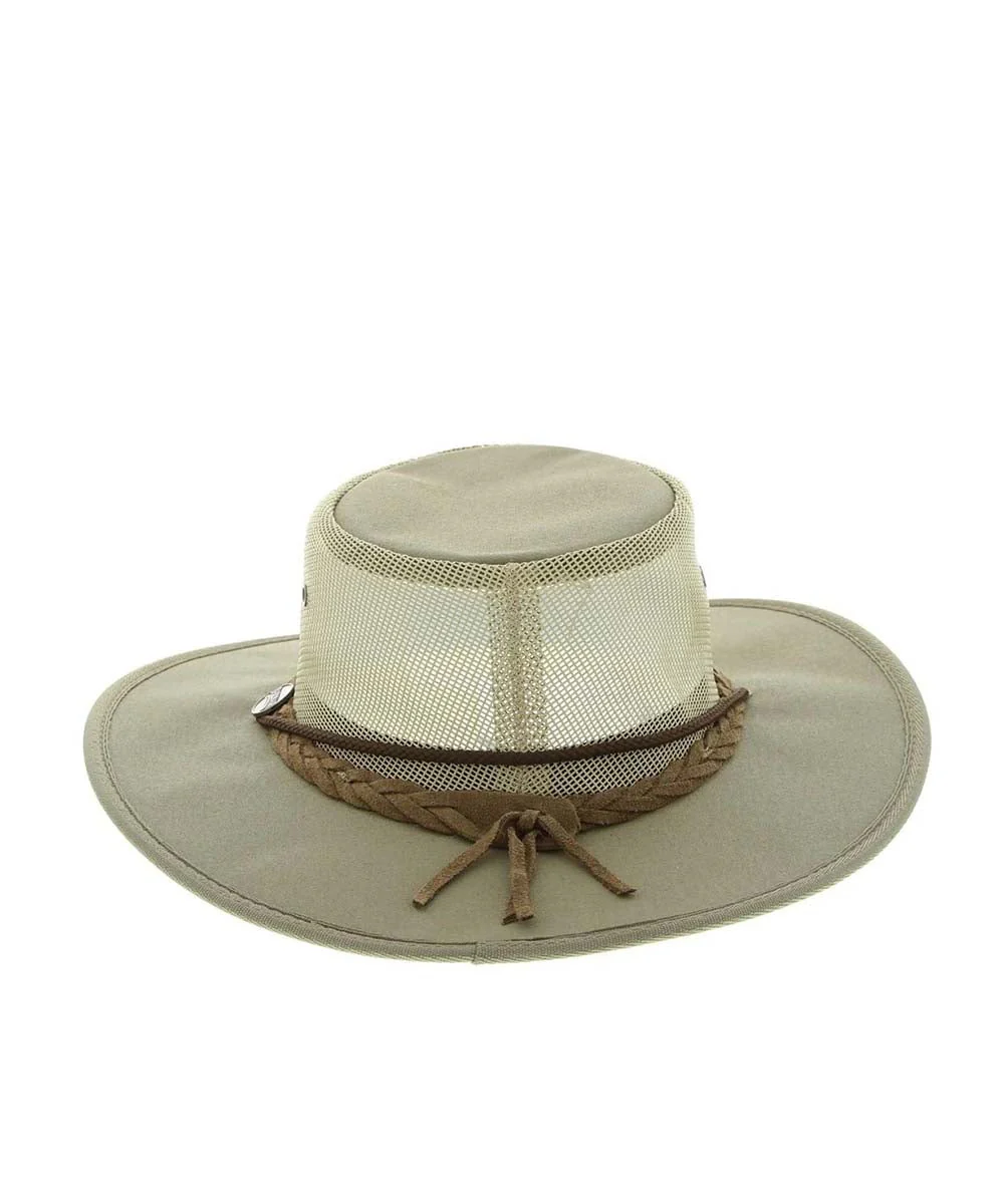 Barmah Canvas Drover Airflow Hat - Image 4