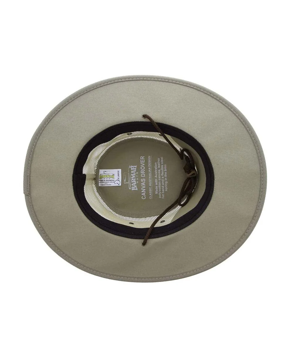 Barmah Canvas Drover Airflow Hat - Image 5