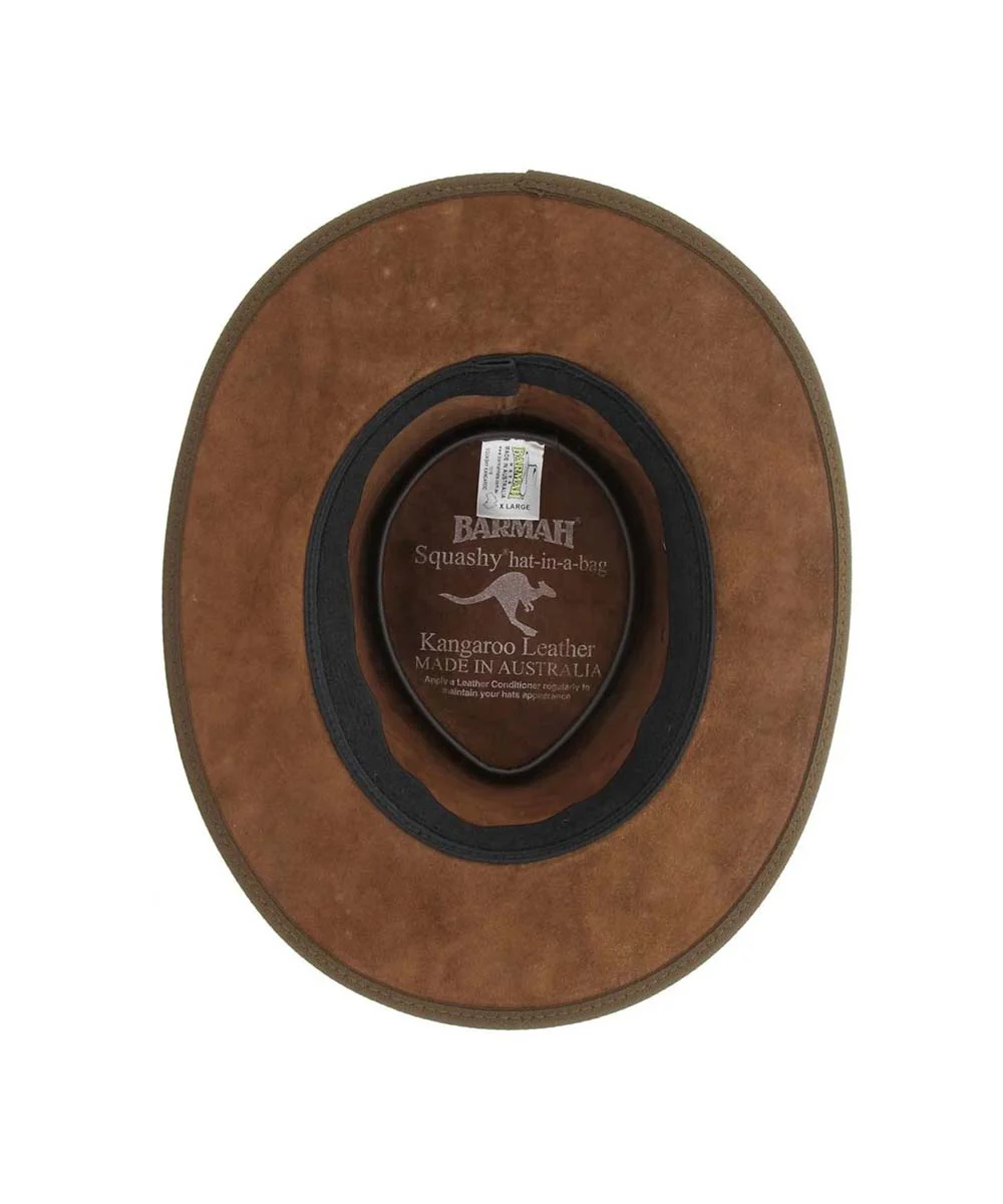 Barmah Squashy Roo Leather Hat - Image 4