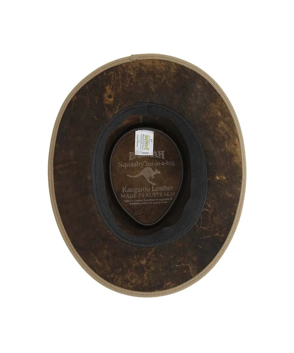 Barmah Squashy Roo Leather Hat - Image 7