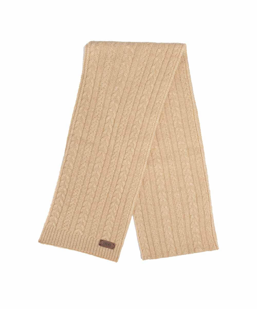Cashmere UGG Cable Scarf - Image 2