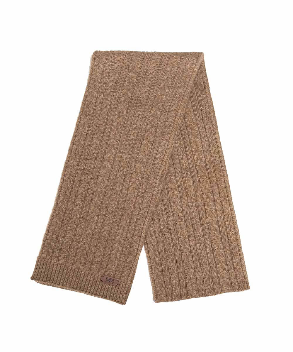 Cashmere UGG Cable Scarf - Image 5