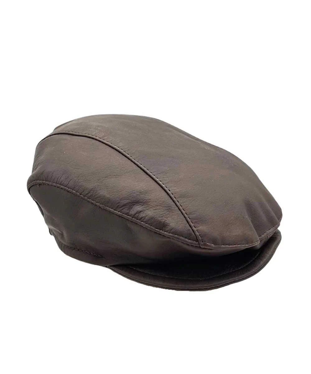 Jacaru Drivers Roo Leather Cap - Image 2