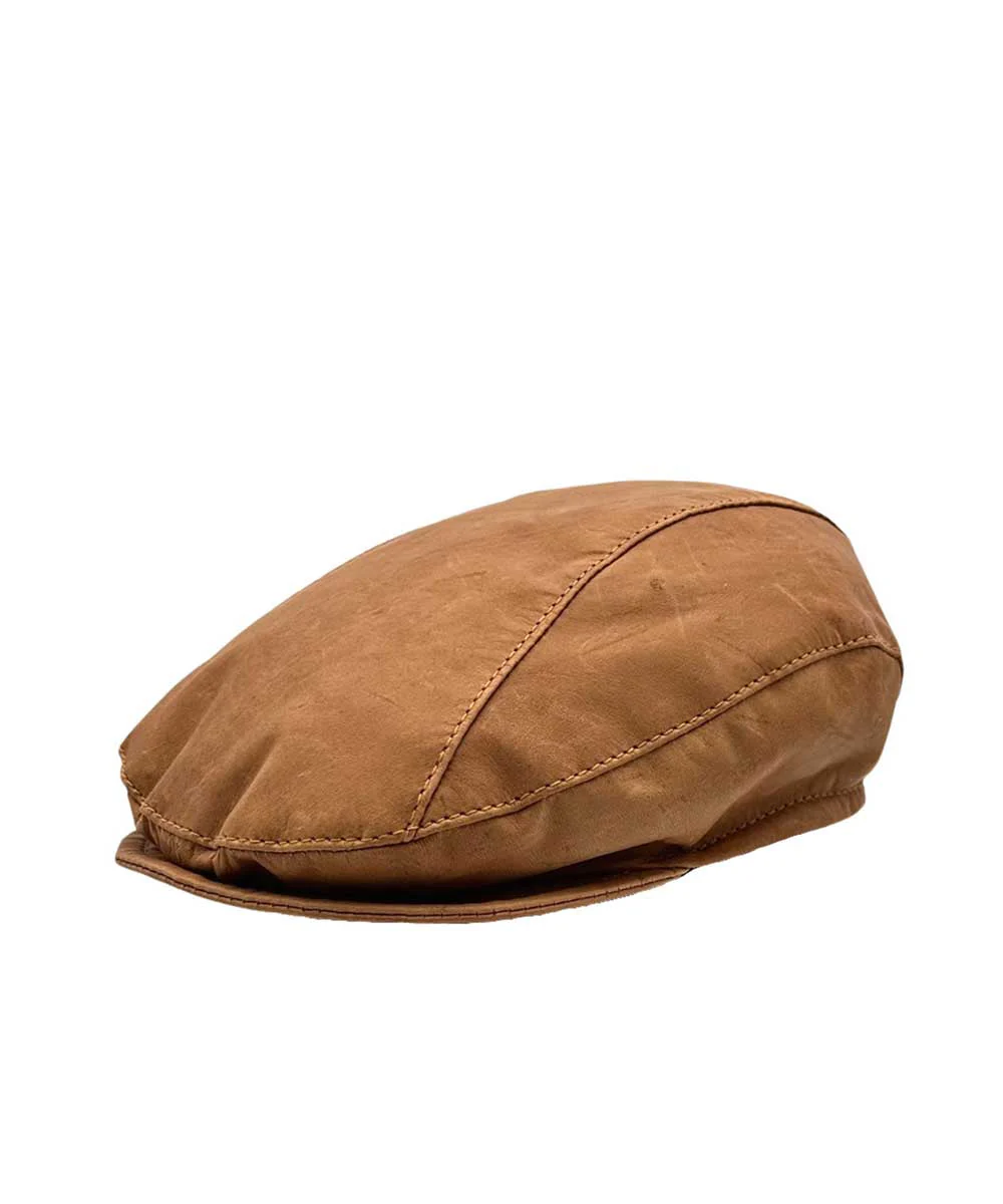 Jacaru Drivers Roo Leather Cap - Image 3
