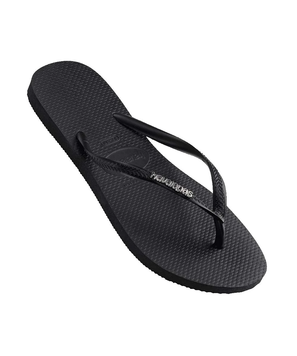 Havaianas Women's Slim Metal Logo Thongs - Image 5