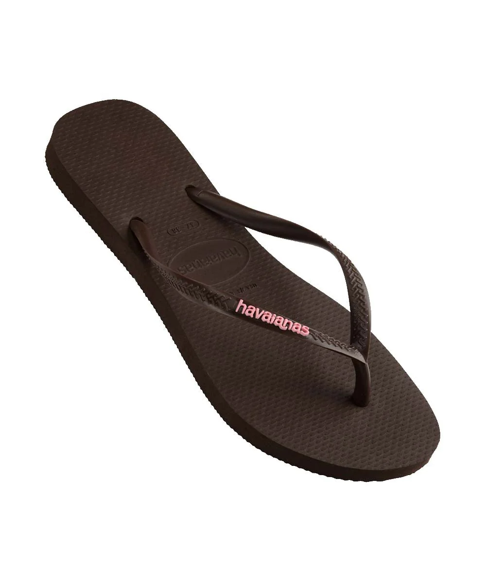 Havaianas Women's Slim Rubber Logo Thongs - Image 5