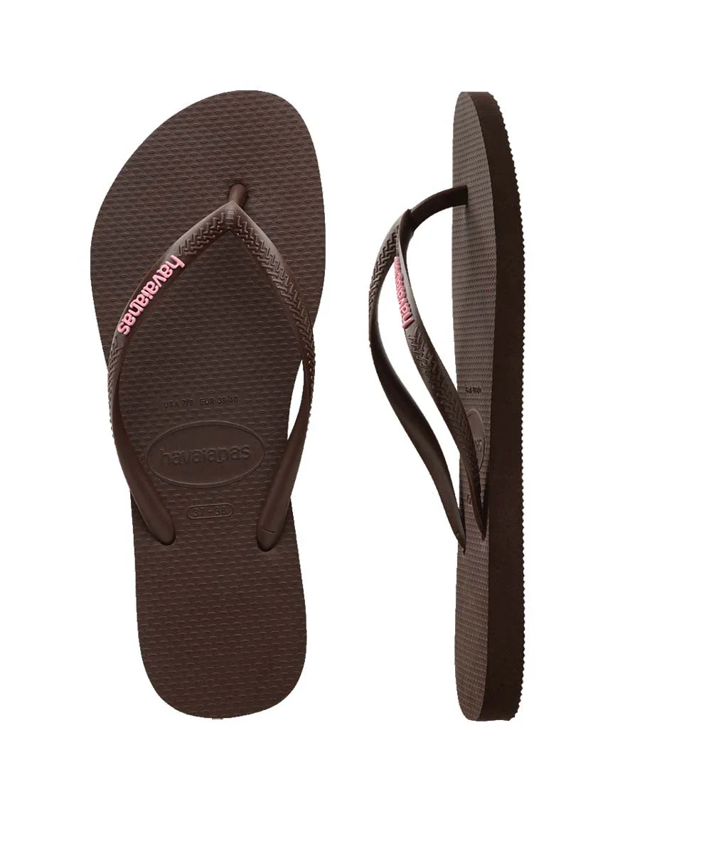 Havaianas Women's Slim Rubber Logo Thongs - Image 7