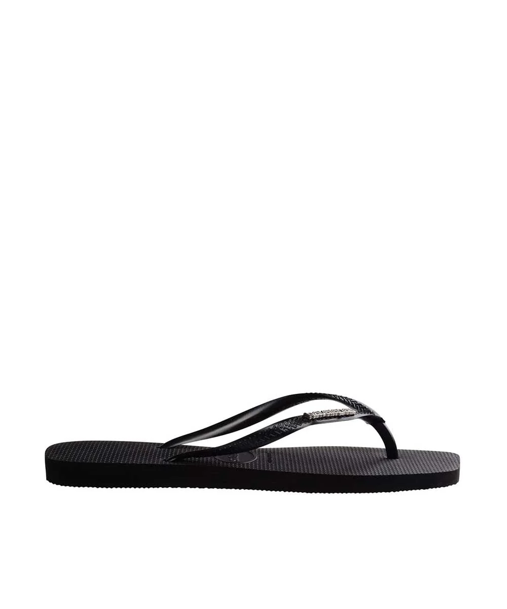 Havaianas Women's Slim Square Metalic Logo Thongs - Image 3