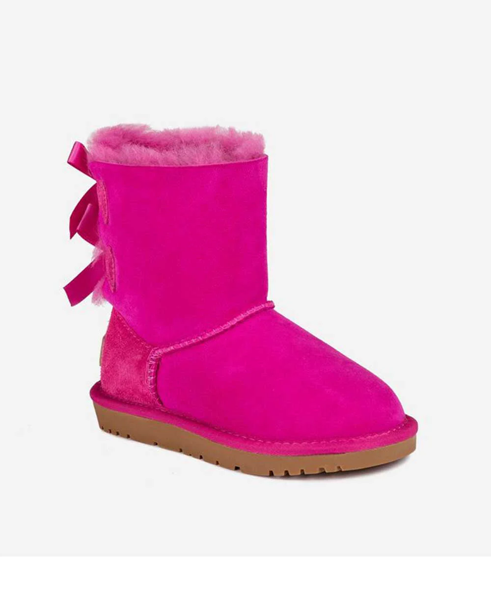 Kid’s UGG 2 Ribbon Boots - Image 13