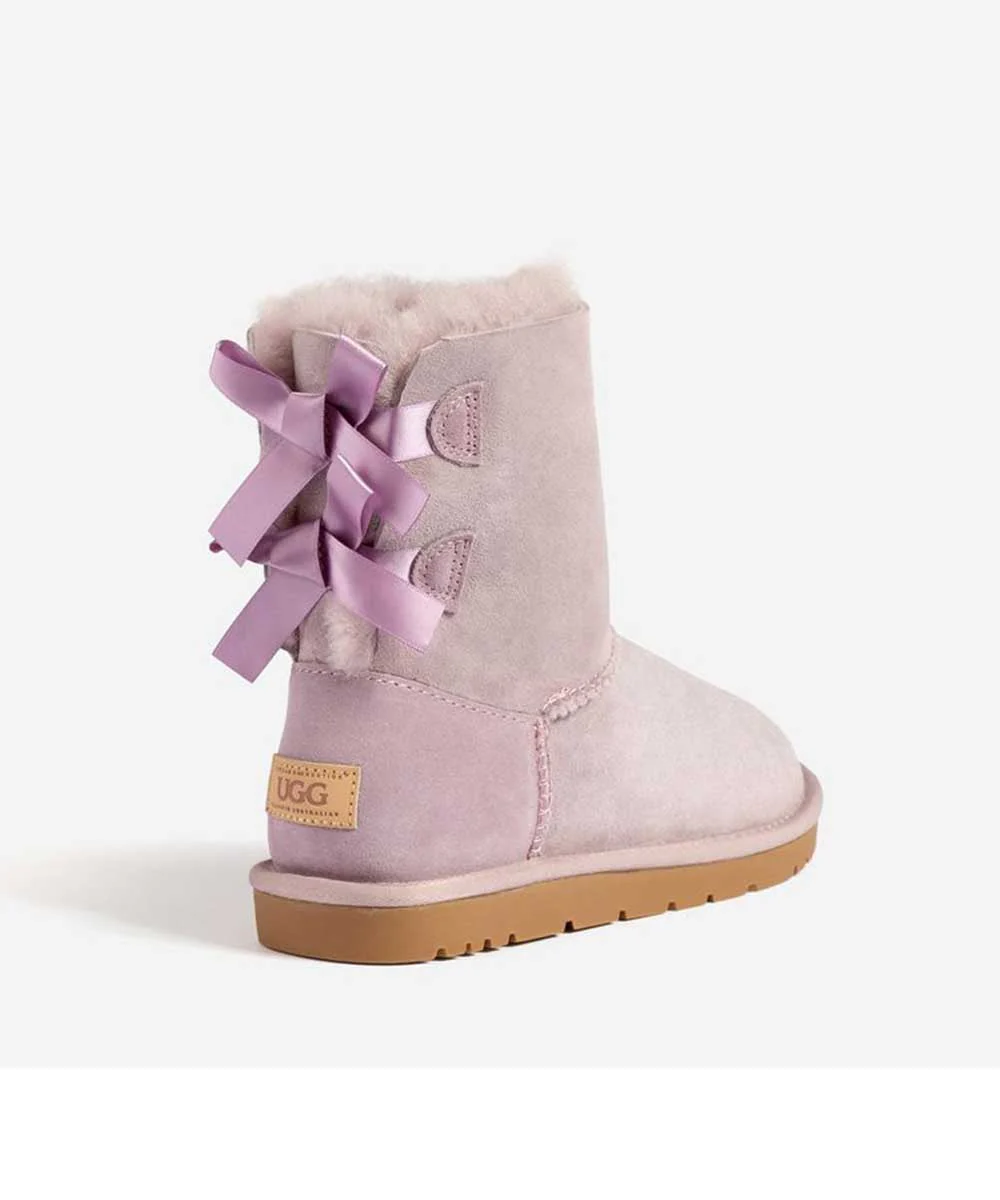 Kid’s UGG 2 Ribbon Boots - Image 2
