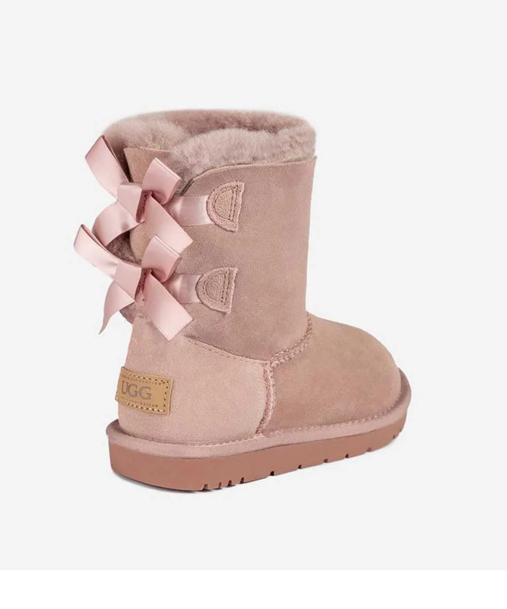 Kid’s UGG 2 Ribbon Boots - Image 6