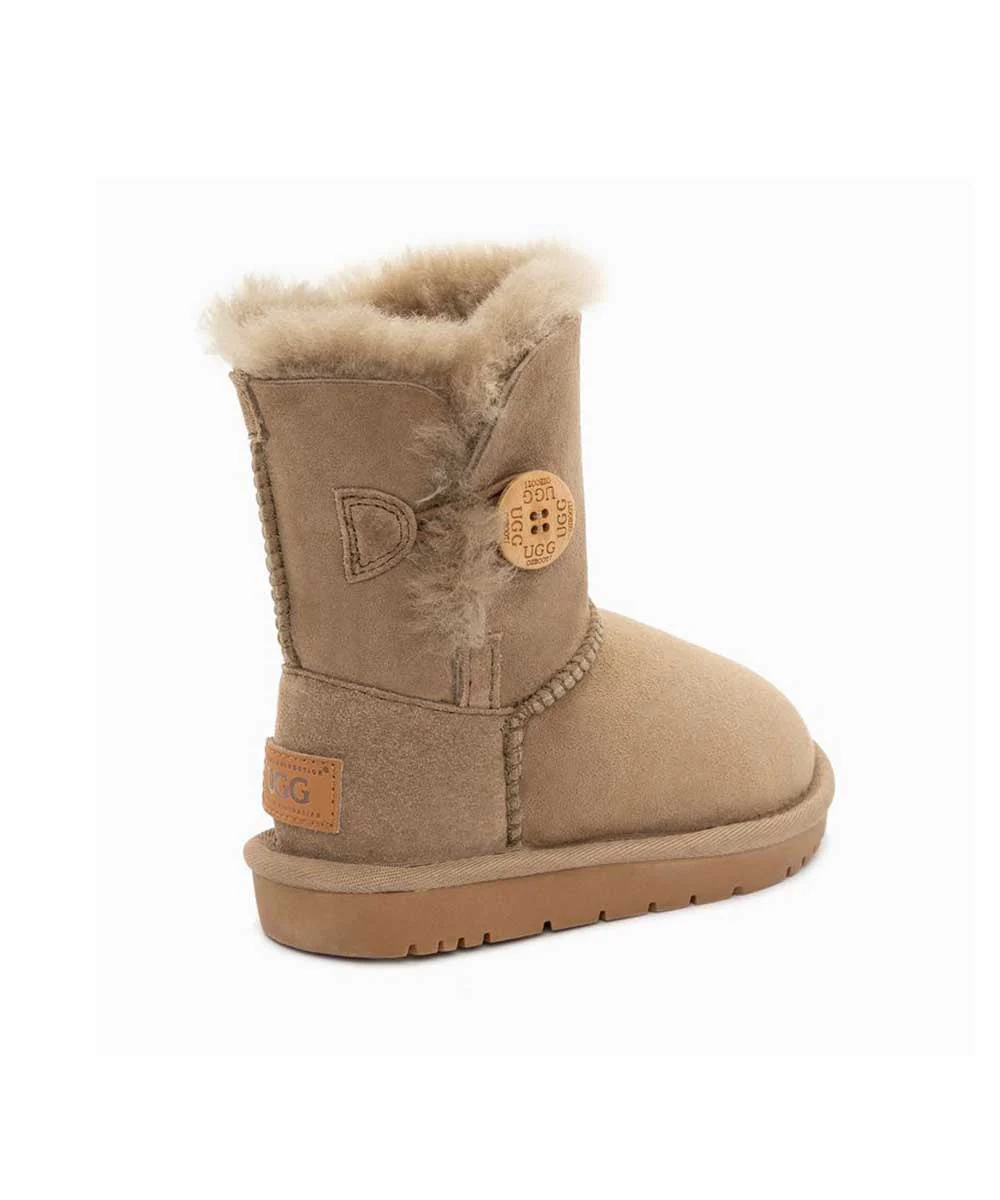 Kid’s UGG Classic Short Button Boot - Image 3