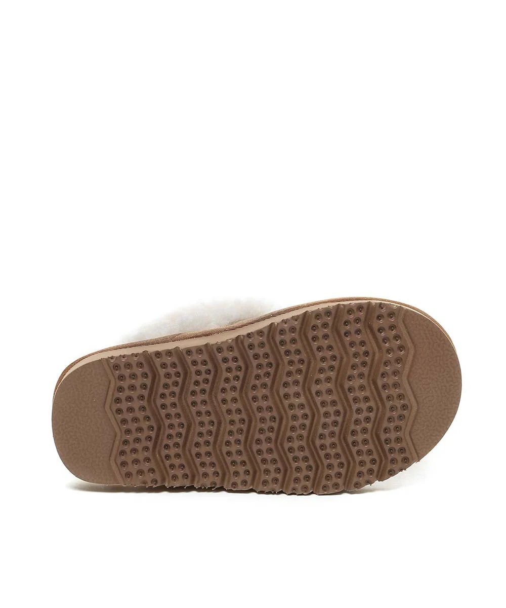Kid’s Fuzzy UGG Slippers - Image 4
