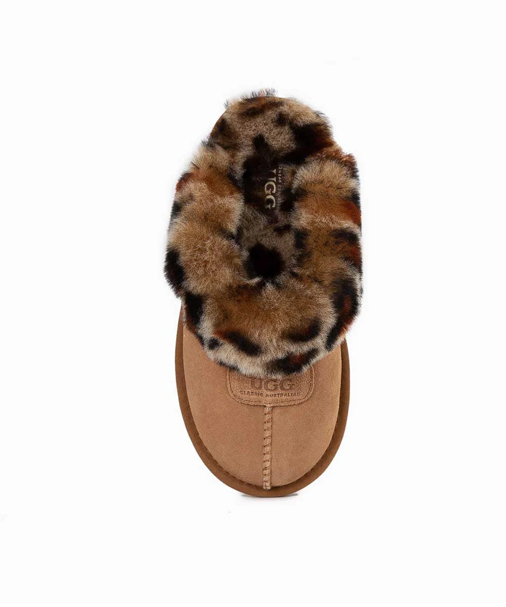 Kid’s UGG Leopard Scuff - Image 4