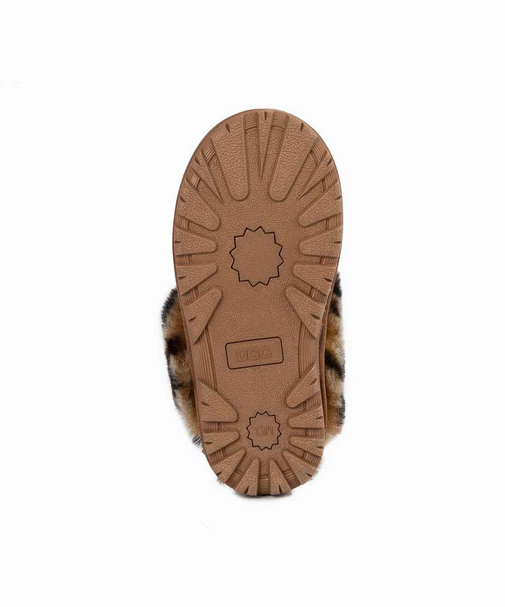 Kid’s UGG Leopard Scuff - Image 5