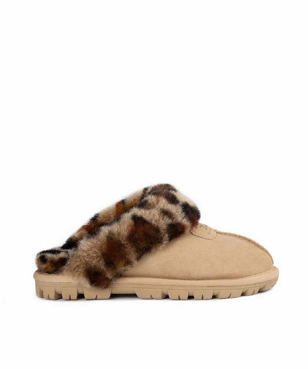 Kid’s UGG Leopard Scuff - Image 6