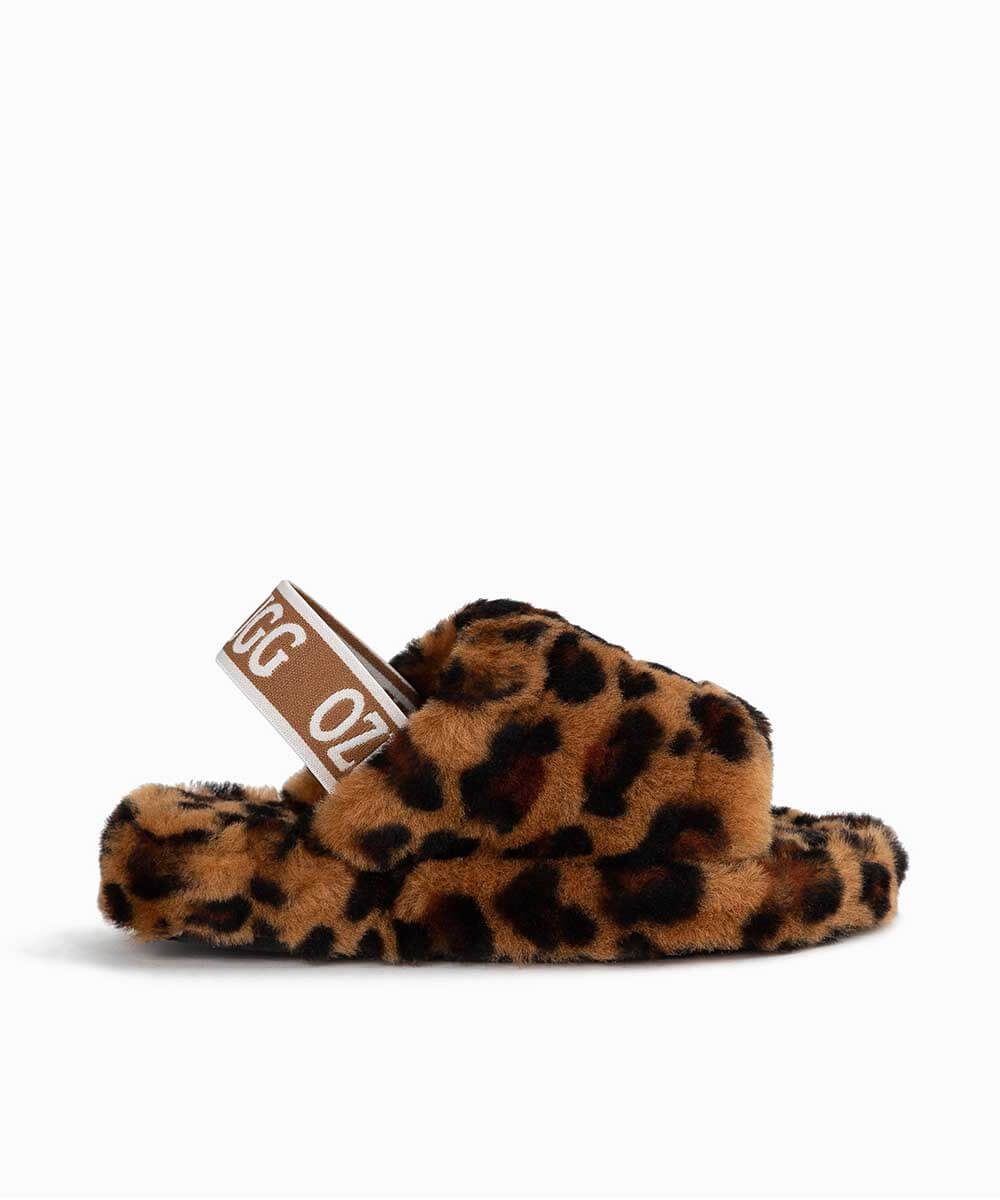 Kid’s UGG Snugg Leopard Slide - Image 5