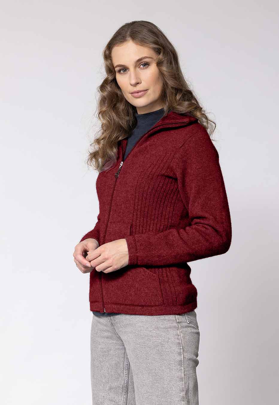 Women's Market Day Merino Possum Jacket - Image 3