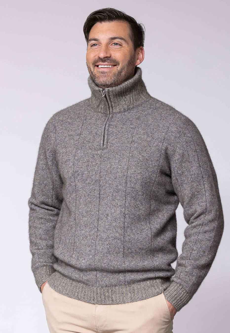 Men's Merino Possum Javelin Sweater - Image 2