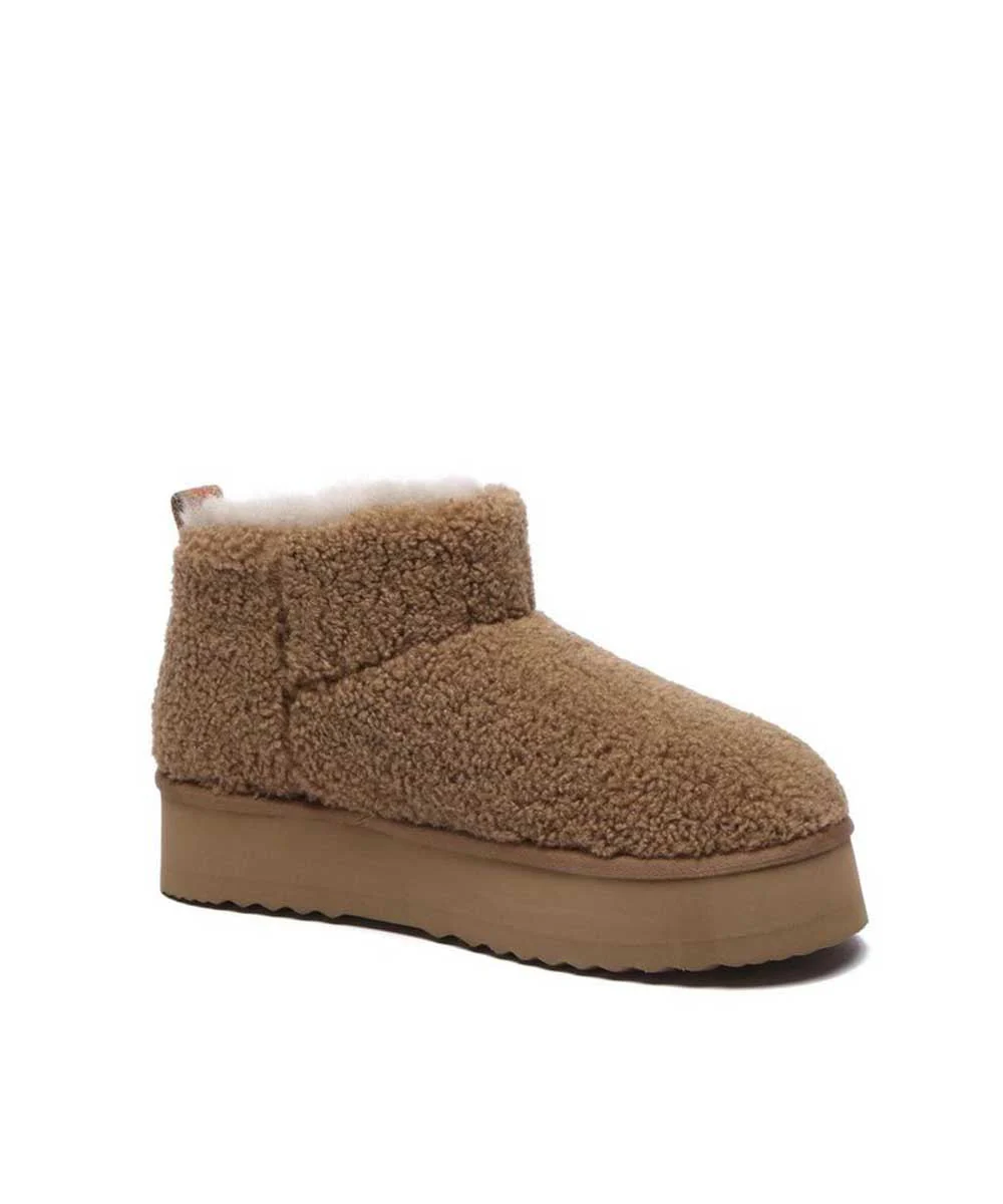 Women's Ultra Platform Curly Boots - Image 2