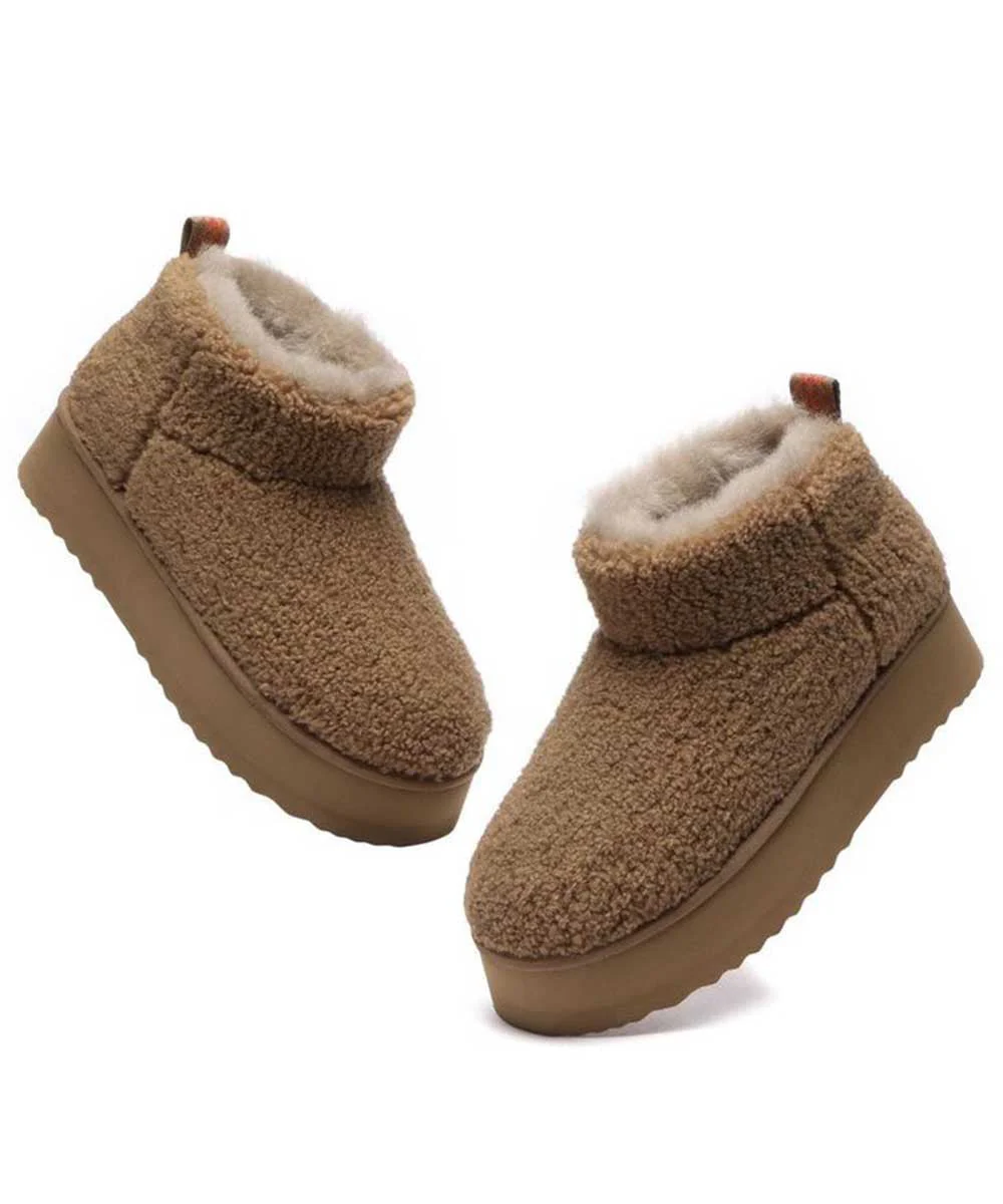Women's Ultra Platform Curly Boots - Image 5
