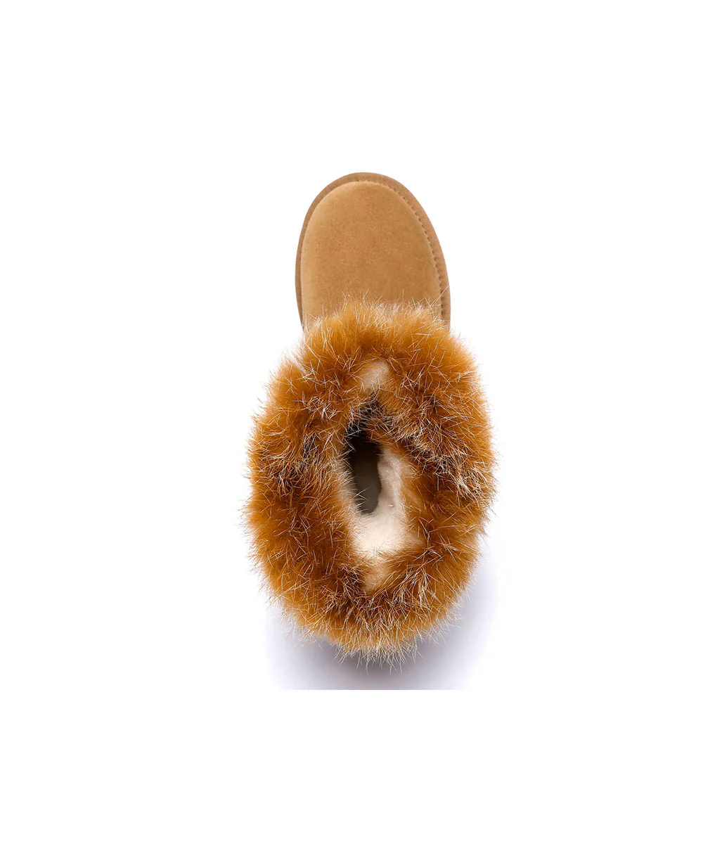 Women’s Dora UGG Fur Boot - Image 9